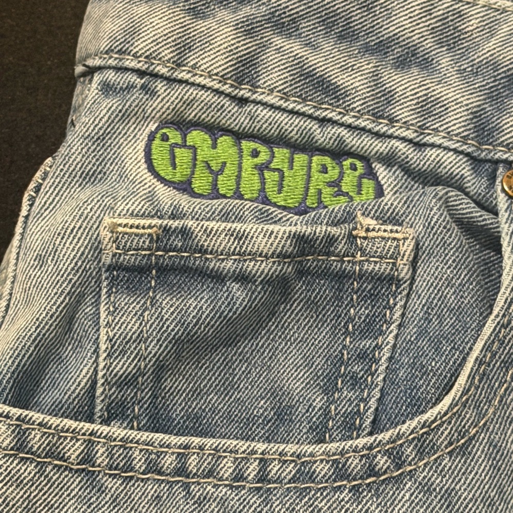 Empyre Jeans Size 4 Blue Denim Tori 90s Y2K Skater Casual Cargo Pockets Hip - Picture 3 of 8